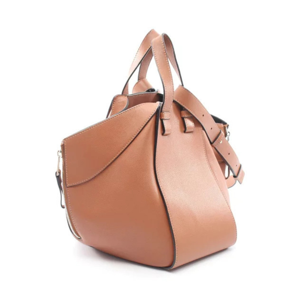 Loewe HAMMOCK Leather Handbag Brown